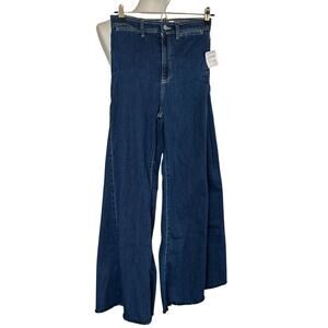 Free People Ultra Wide Leg Jeans, Size 27 NWT
